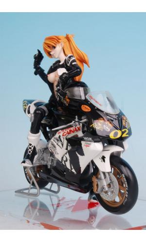 新世紀エヴァンゲリオン 惣流・アスカ・ラングレー R1 バイク黒 魔改造gkフィギュア通販