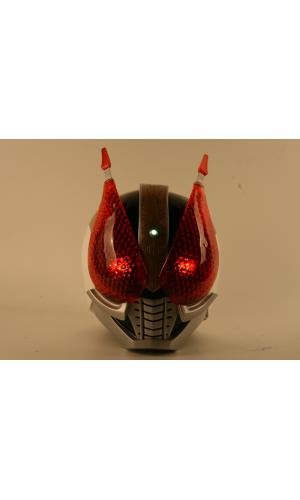 1/1等身R007仮面ライダー電王レジン マスクク ションVer.光りますLED