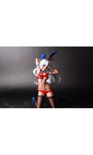 1/4魔弾の王と戦姫 エレオノーラ=ヴィルターリア バニーVer.日焼 フィギュア魔改造完成品